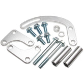 Compatible With 350 Small Block Chevy Long Water Pump SBC Power Steering Pump Bracket 350 V-Belt Slotted Adjustable LWP 305 327 383 5.0L 5.7L V8